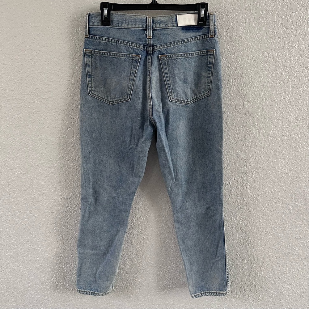 RE/DONE Originals High Rise Button Fly Jeans 28 Made in USA Vintage Wash - Picture 4 of 11